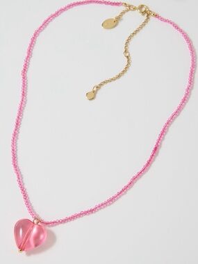 American Eagle bubble heart necklace
